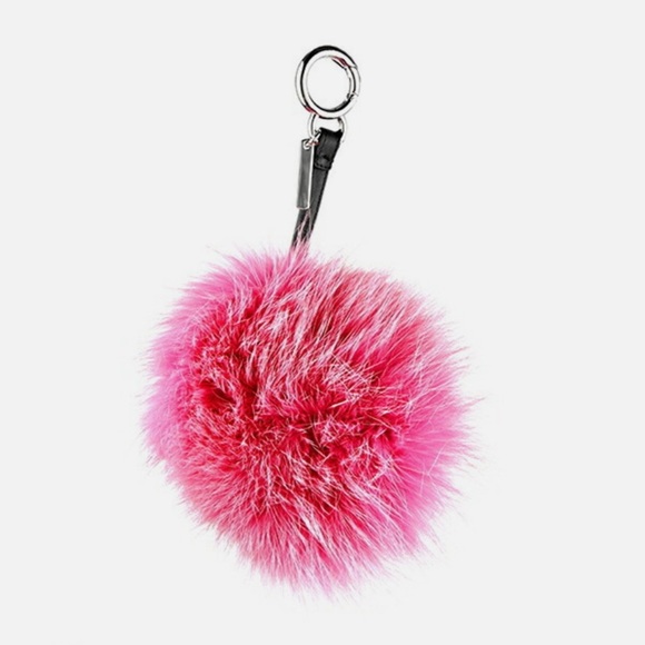 Fendi Keychain Bag Charm Bugs Pink NWT AND BOX - Picture 2 of 3